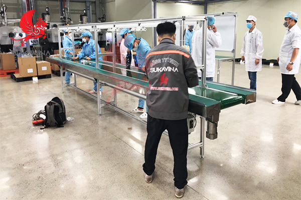 gia c&ocirc;ng băng tải ph&ograve;ng sạch 